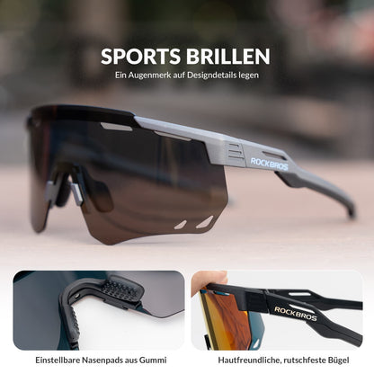 Ultraleichte und Selbsttönende Fahrradbrille (UV400)