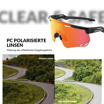 Ultraleichte und Selbsttönende Fahrradbrille (UV400)