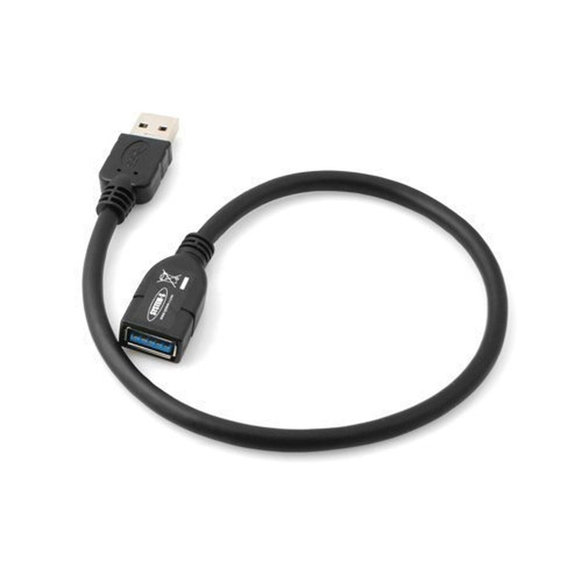 System-S USB 3.0 Typ A (male) auf USB 3.0 Typ A (female) Kabel Datenkabel Verlängerungskabel 30 cm - DREIKS