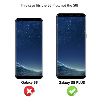 NALIA 360 Grad Hülle kompatibel mit Samsung Galaxy S8 Plus, Full Cover Rundum Doppel-Schutz Handyhülle Dünn, Ganzkörper Silikon Case Transparente Schutzhülle Vorne & Hinten Schale