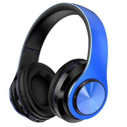 Over-Ear Headphones Bluetooth Wireless Foldable with LED Lights