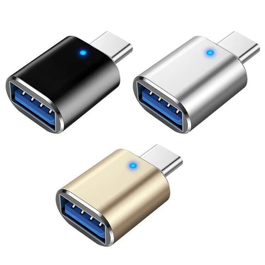 2 Pieces USB-C Male to USB-A Female USB Adapter USB 3.0 OTG