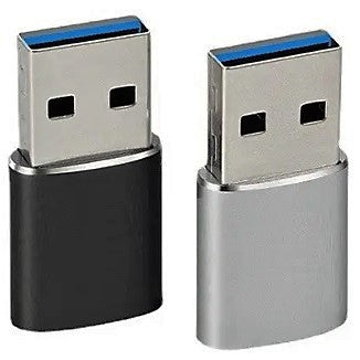 2 Pieces USB-A Male to USB-C Female USB Adapter USB 3.0 OTG