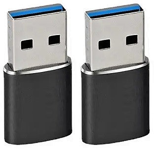 2 Stück USB-A-Stecker auf USB-C-Buchse USB-Adapter USB 3.0 OTG