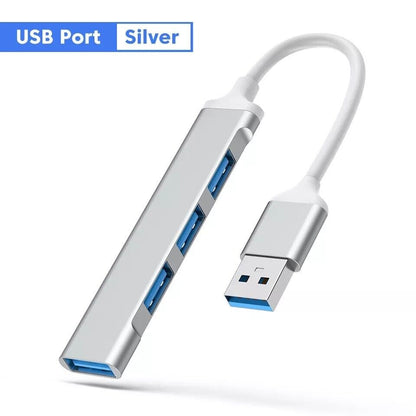 4-Port-USB-Hub USB 2.0 USB 3.0-Daten-Hub-Dockingstation