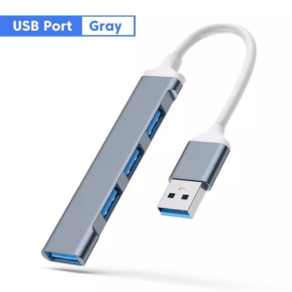 4-Port-USB-Hub USB 2.0 USB 3.0-Daten-Hub-Dockingstation