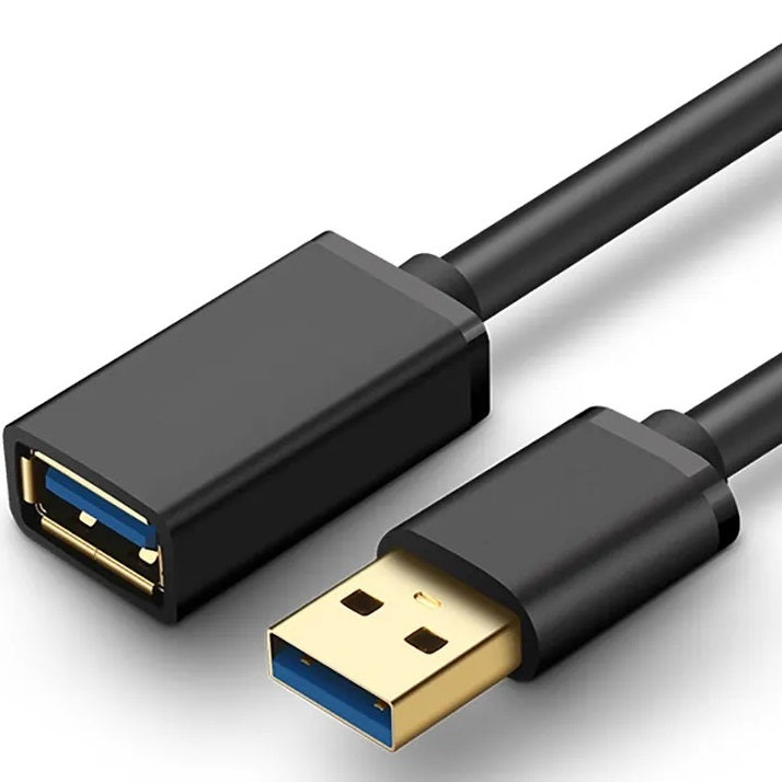 USB-A Male to USB-A Female Extension Cable USB 3.0 Gold Plated