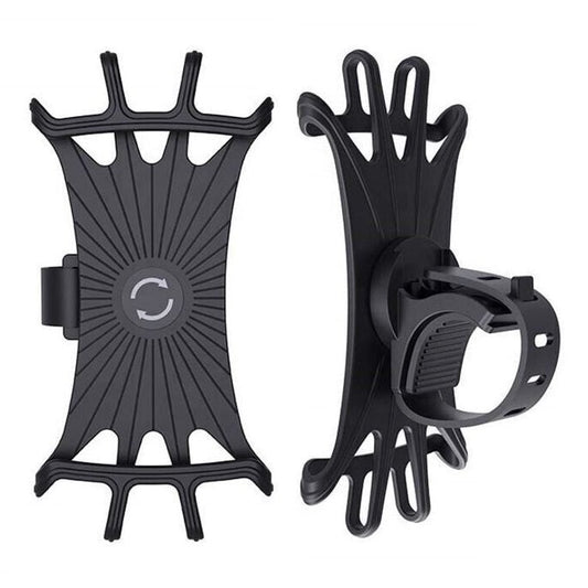 Mobile Phone Holder for Bicycle Silicon 360° Rotation Detachable or Undetachable