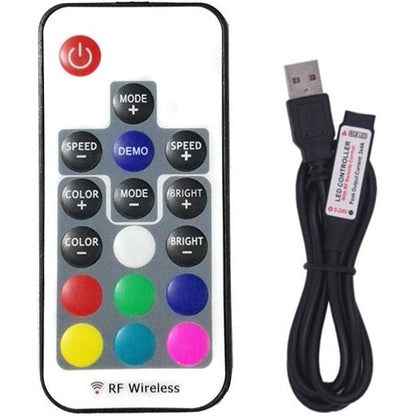 RF Remote Control + USB Controller for LED Strips TV backlight